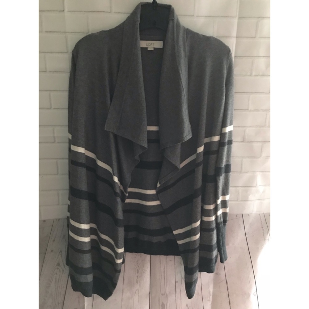 Ann Taylor LOFT XXS  Drape Open Front Cardigan